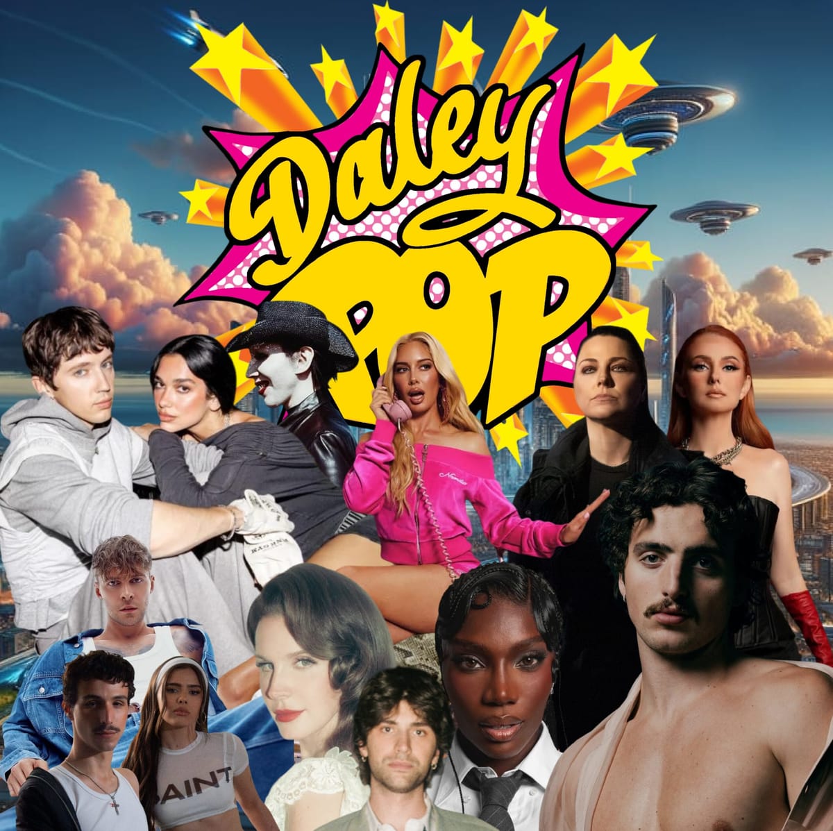 Daley Pop x May 2025 starring: Heidi Montag, Doechii, Benson Boone, Evanescence, Lena Katina, Lana Del Rey, MAYO, Mar Lucas, Dua Lipa, Troye Sivan, NOCUI, Max Barskih and Marilyn Manson!