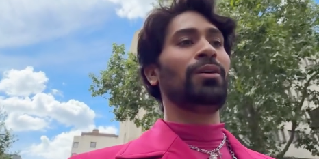 Influencer Ankush Bahuguna reveals he was subjected to homophobic abuse while walking through London in a bright pink suit
