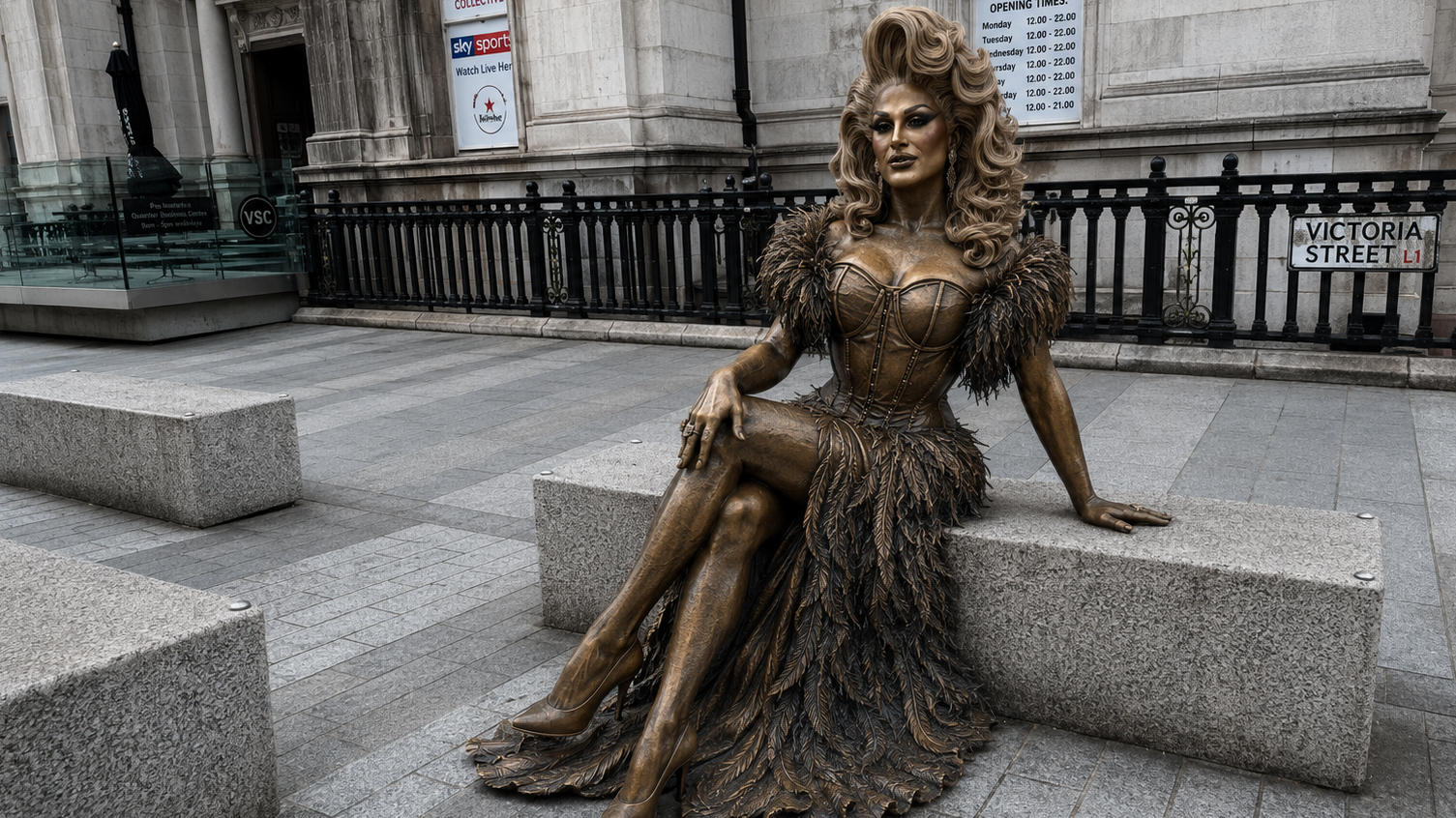Plans unveiled for life-size statue honouring The Vivienne in Liverpool