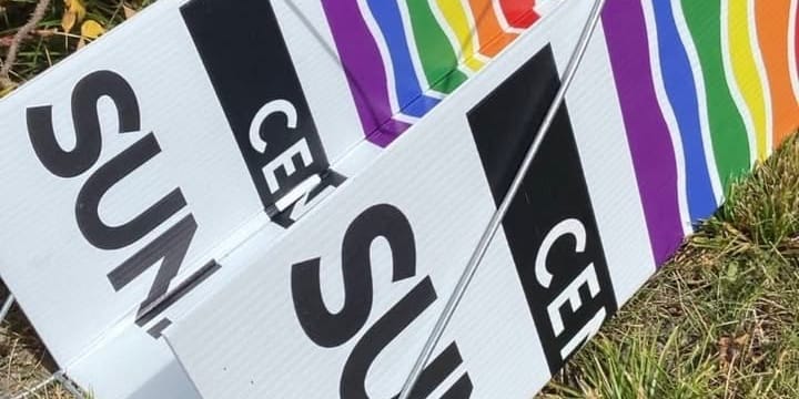 Pride group defiant after vandals target community signs