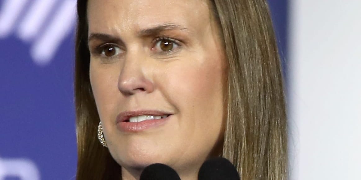 Sarah Huckabee Sanders faces backlash over anti-trans sports campaign advert