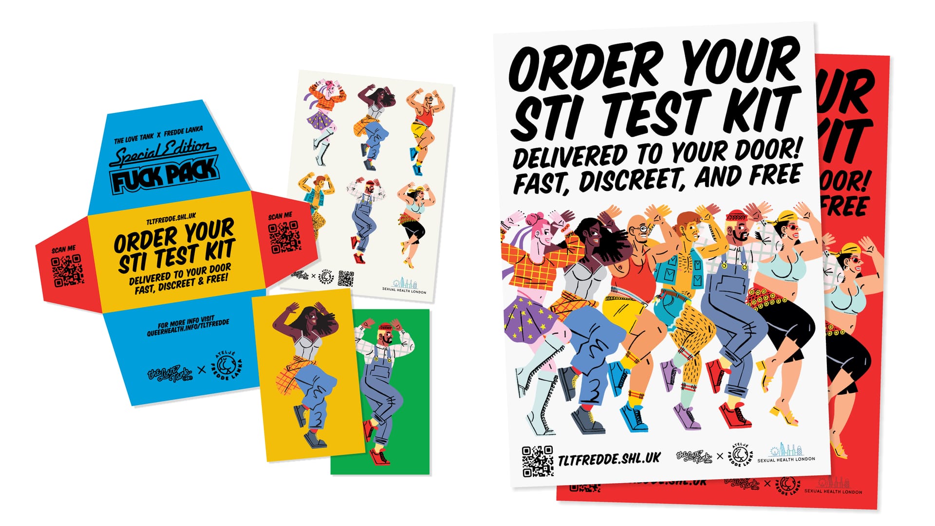 The Love Tank and Fredde Lanka launch limited-edition STI testing kits for Londoners