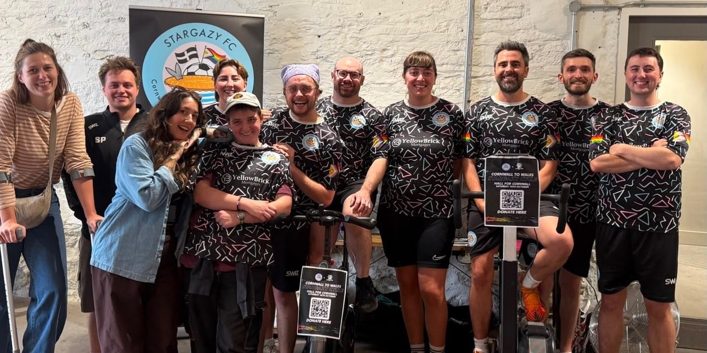 Cornwall's only LGBTQ+ football club doubles fundraising target in epic EuroGames challenge