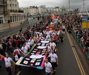 Hankie Quilt to be displayed on World AIDS Day