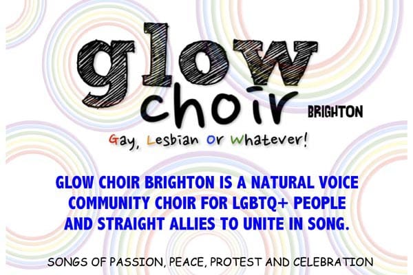 GLOW – a natural voice Community Choir for LGBTQ+ communities and allies