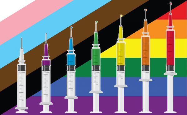 Vax update! Get your 1st, 2nd or booster jab at The Rainbow Hub this Saturday