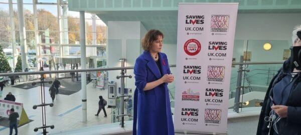 Birmingham charity Saving Lives welcomes government funding for opt-out HIV testing