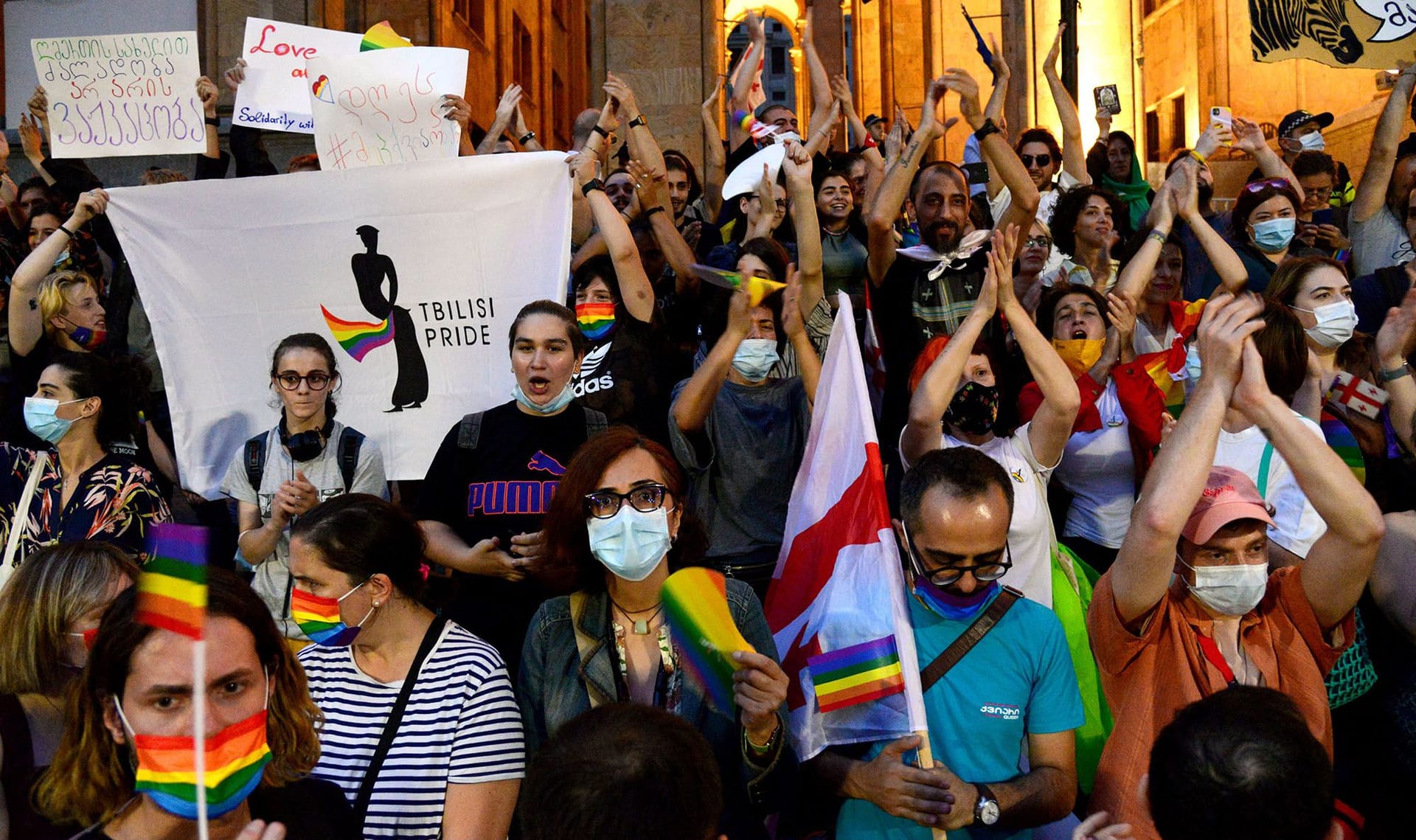 Georgian trans activist left with concussion after being hit with a brick, just one month after the killing of another trans woman