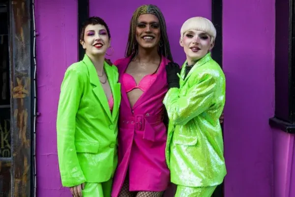 Revealing St James’s Street with drag icons Alfie Ordinary, Alex Fincher and Billie Gold