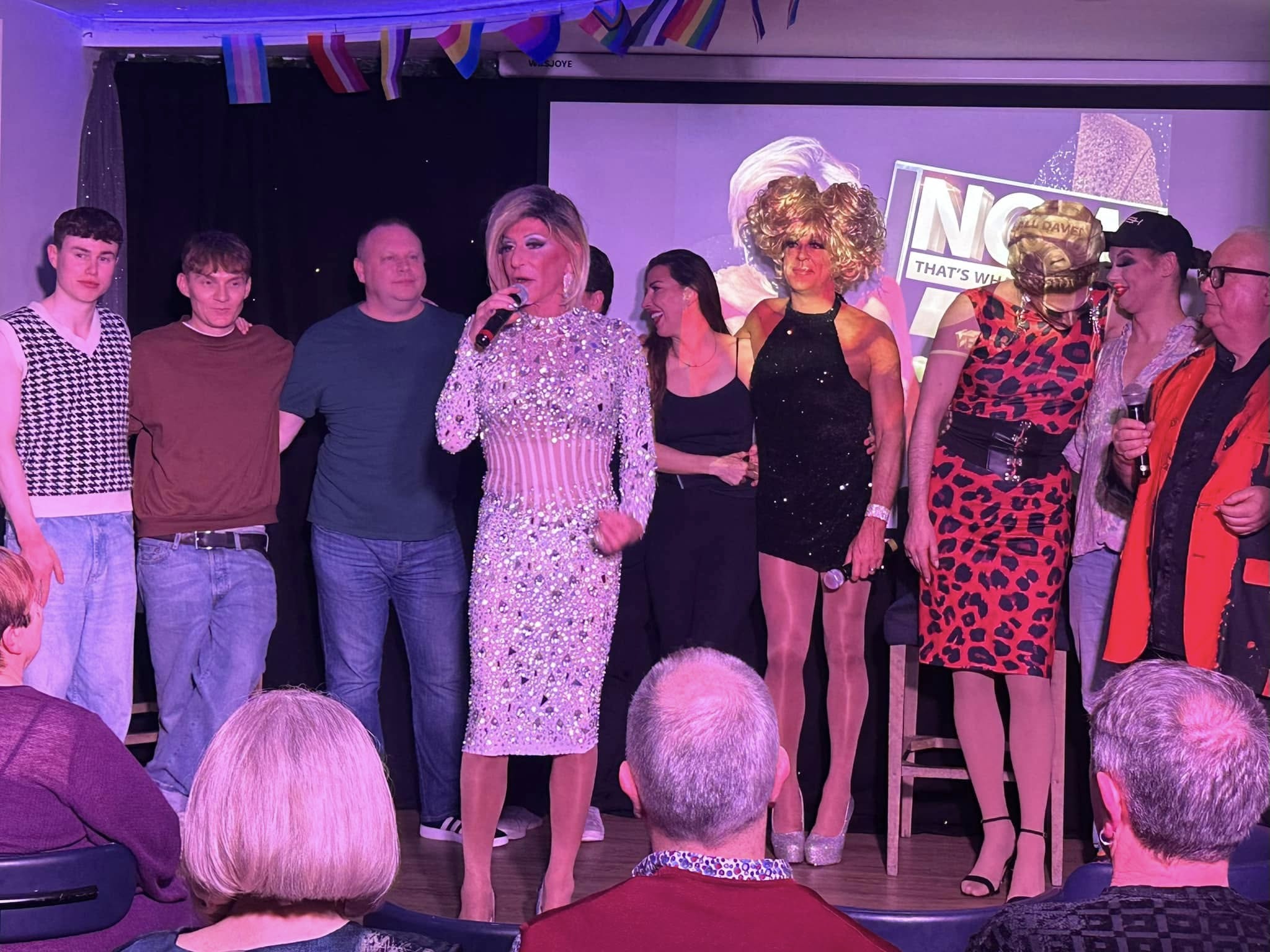 Event to celebrate Dave Lynn’s 50 years in drag raises almost £1,000 for Alzheimer’s Research UK, in memory of Dave’s dear friends David Raven aka Maisie Trollette and Dame Barbara Windsor