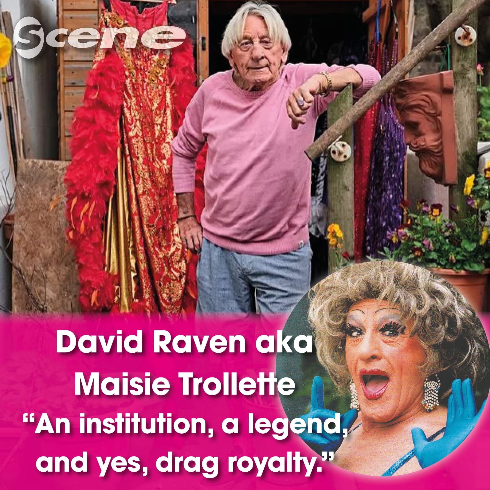 OBITUARY: David Raven aka Maisie Trollette (1933 – 2025)