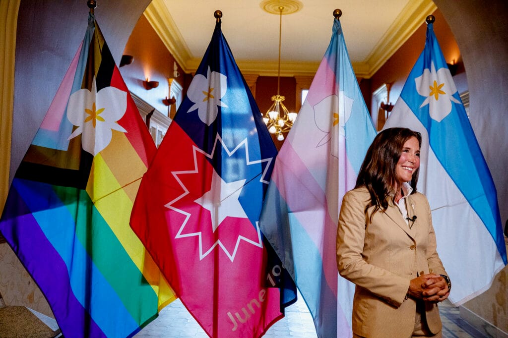Salt Lake City unveils three new flags to get around Utah’s ban on Pride flags