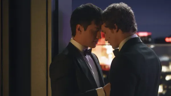 First look at sizzling gay ice hockey drama Heated Rivalry