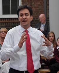 Labour leader visits local school