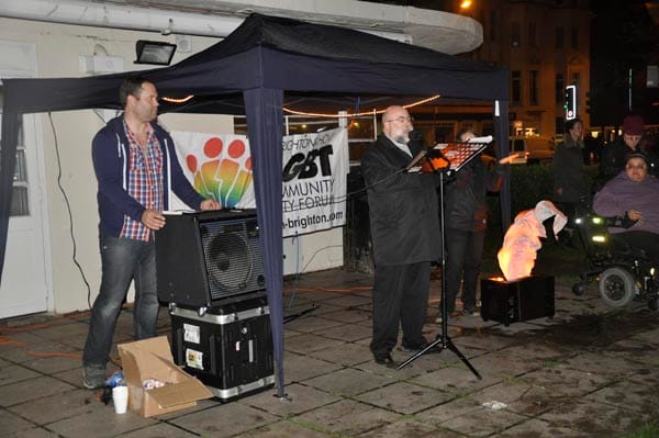 Hate Crime Vigil on the Old Steine