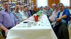 Lunch Positive celebrate World Aids Day with friends and supporters