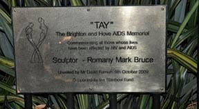 Aids Memorial plaque installed ahead of World Aids Day