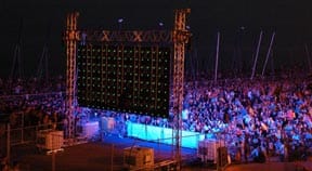 Big Screen on the Beach