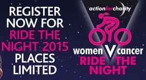 Registrations open for Women V Cancer ‘Ride the Night’ 2015