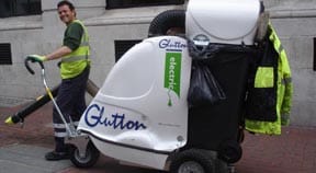 Lapping up the litter!