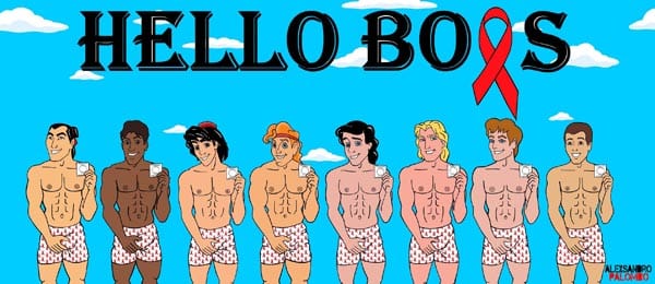Disney Princes go naked against AIDS