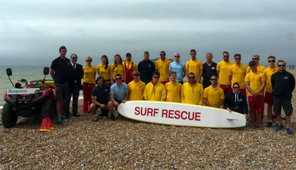 Lifeguards take up their posts on Brighton beaches
