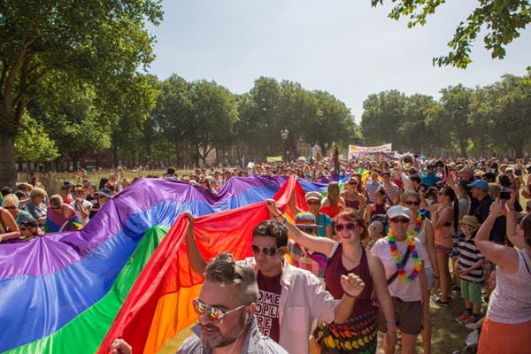 Bristol Pride Festival on the move