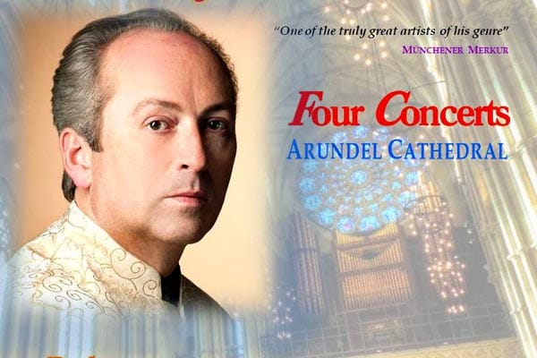 D’Arcy Trinkwon to play four concerts at Arundel Cathedral
