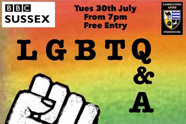 BBC Sussex to record ‘Politics and Chill’ at Camelford Arms