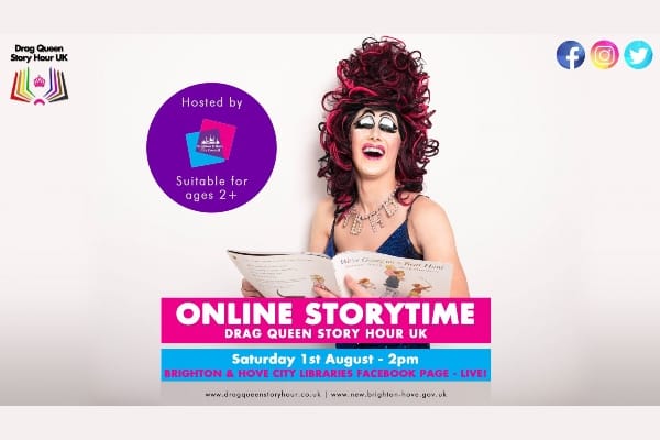 Drag Queen Story Hour UK with Aida H Dee on Saturday, August 1