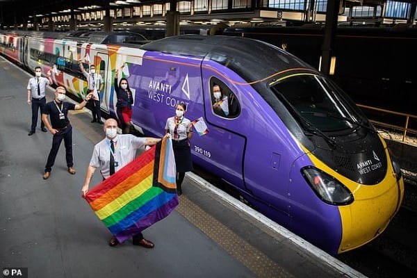 Avanti’s Pride train named ‘Progress’ by bisexual engineer