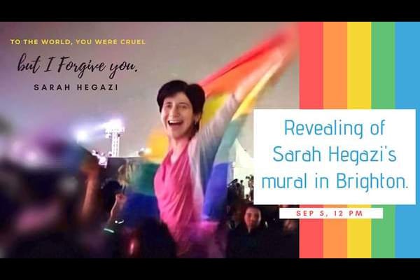 Mural to Sarah Hegazi to be revealed in Brighton on Saturday, September 5