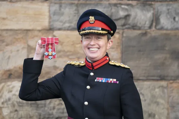 LGBT+ History Month event hears moving testimony from Clare Phillips CBE, an openly gay brigadier who has served for 30 years in the army