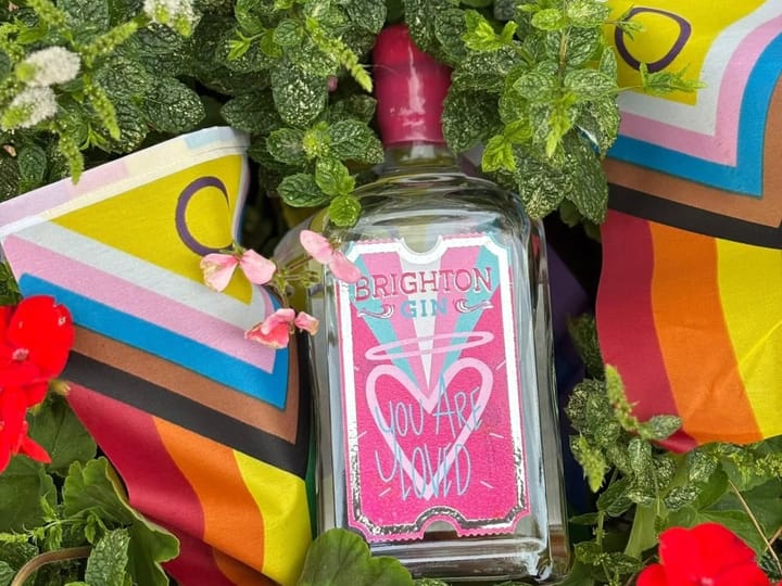 Brighton Gin launches limited edition Pride bottle: A Toast to Love, Identity and Community