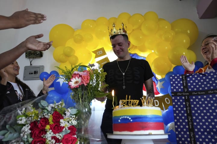 Tearful reunion for gay makeup artist freed from notorious El Salvador prison