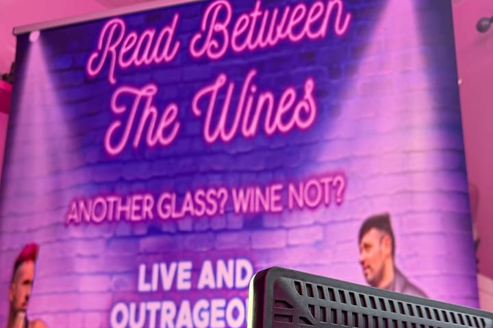 The boys at Read Between The Wines to raise funds for Manup at live show in February 2026