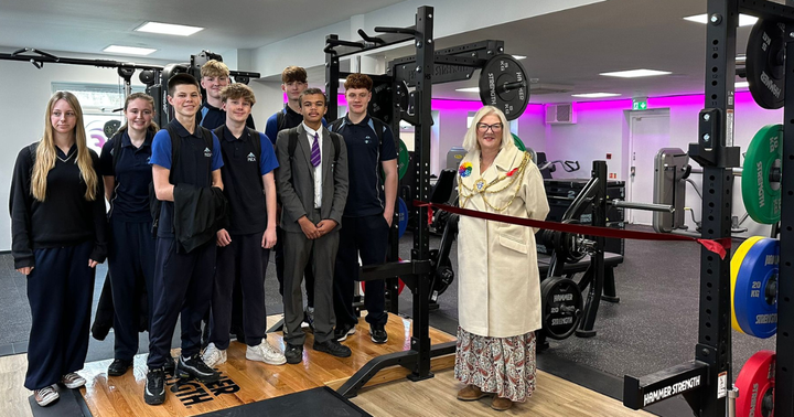 Mayor of Brighton & Hove, Amanda Grimshaw, opens expanded gym at Portslade Sports Centre