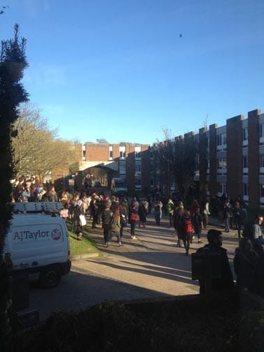 Hove MP finally delivers speech to Students