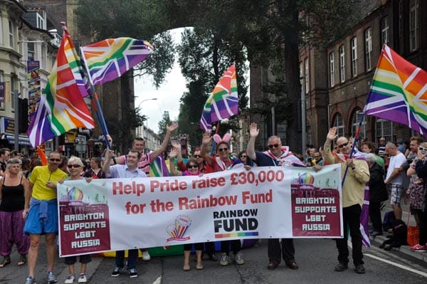 Pride raises over £43,000 for the Rainbow Fund