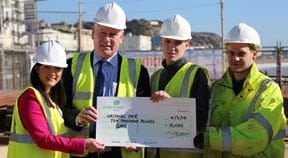 Labour parliamentary candidate lays first plank on Hastings Pier