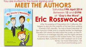 Book signing at Gay’s the Word bookstore