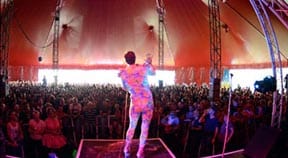 Legends cabaret tent returns