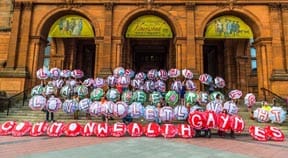 ‘Umbrellas of Love’ unveiled at Commonwealth Games