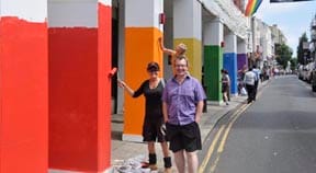 Local businesses rally to support Rainbow Flag project