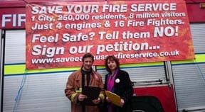 Nancy Platts says fire cuts a false economy!