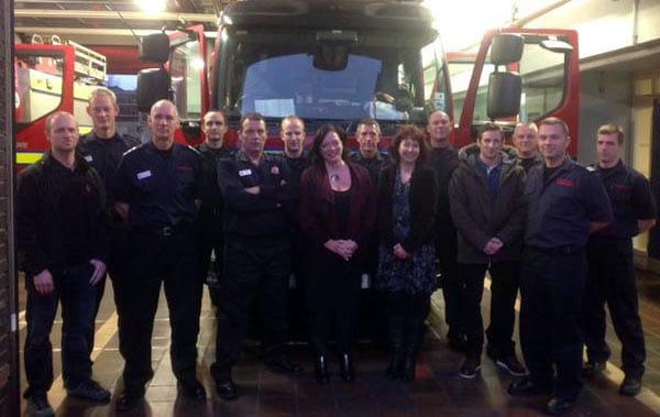 Shadow Fire Minister visits the city