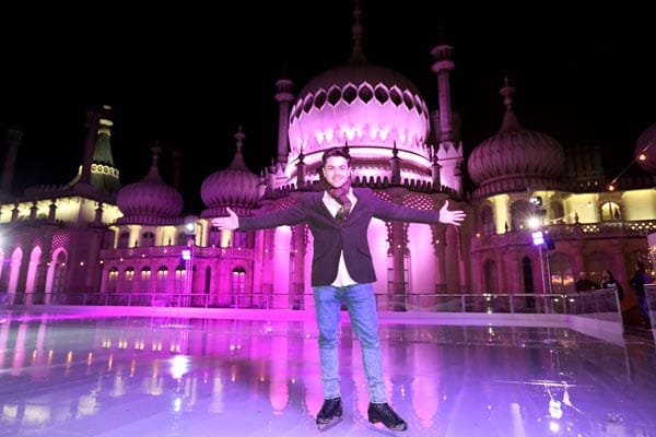 Dancing on Ice celebrity launches Royal Pavilion Ice Rink