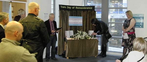Transgender Day of Remembrance in Croydon