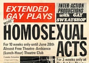 PREVIEW: Benefit Gala to Commemorate 40th anniversary of first gay theatre season in Britain