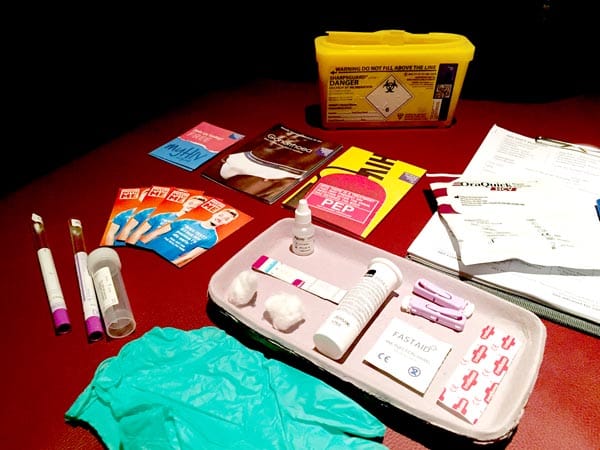Rapid HIV testing at Brighton Sauna